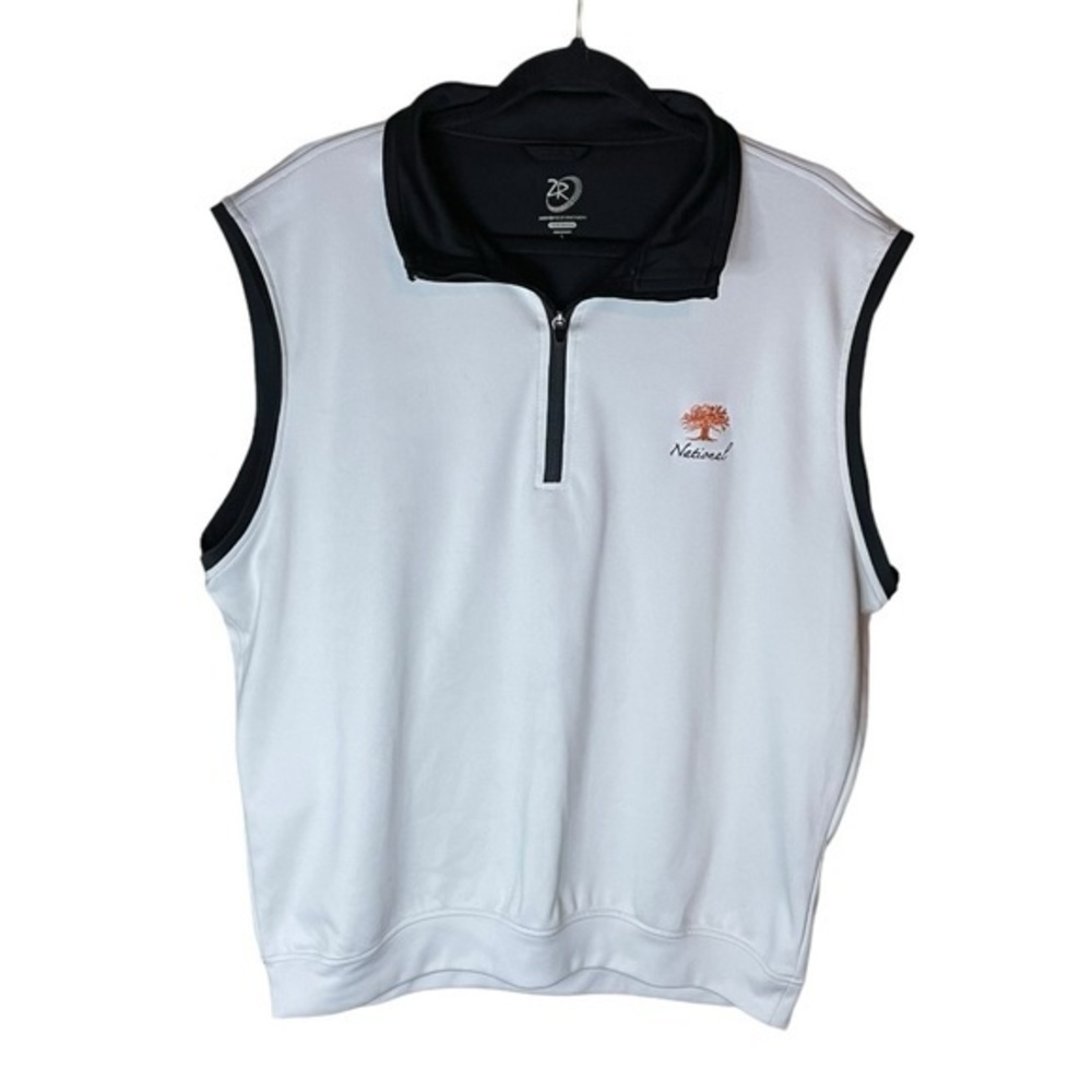 Zero Restriction Tour‎ Serious White Pullover Vest Size Large Oak Tree National